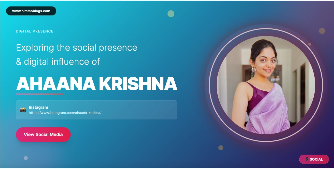 Ahaana Krishna Social Photo