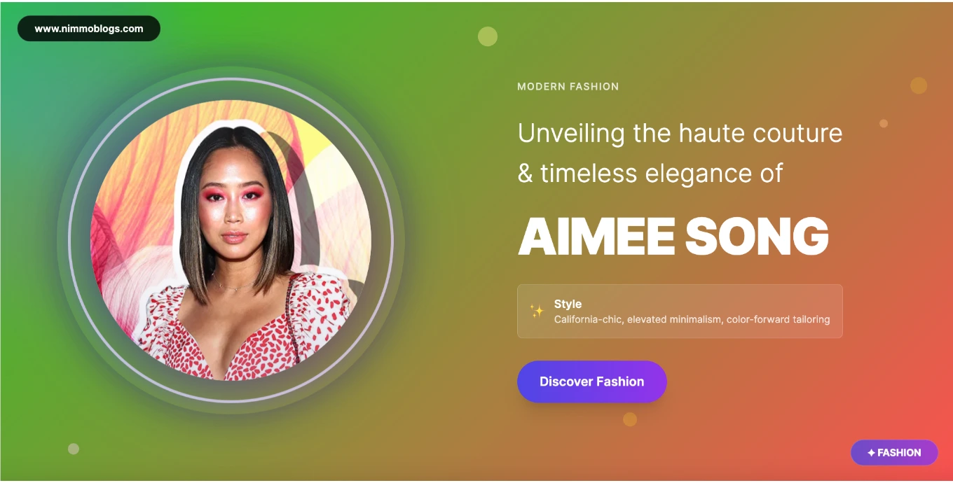 Aimee Song Fashion Style Photo