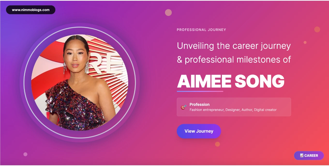 Aimee Song Career Success Photo