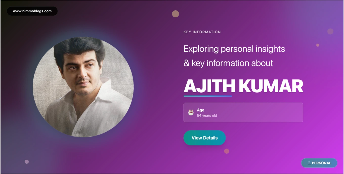 Ajith Kumar Thala Tamil Cinema Biography Photo 2025