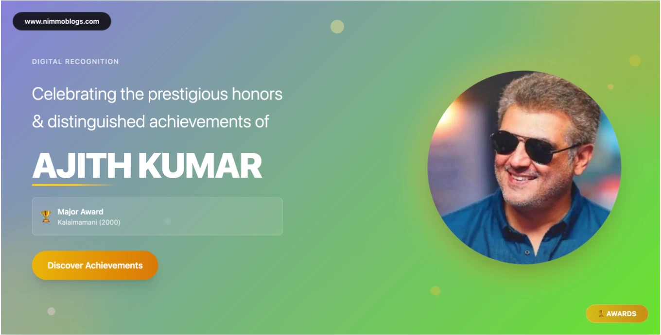 Ajith Kumar Awards Photo 2025