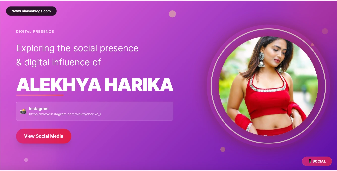 Alekhya Harika Social Moments