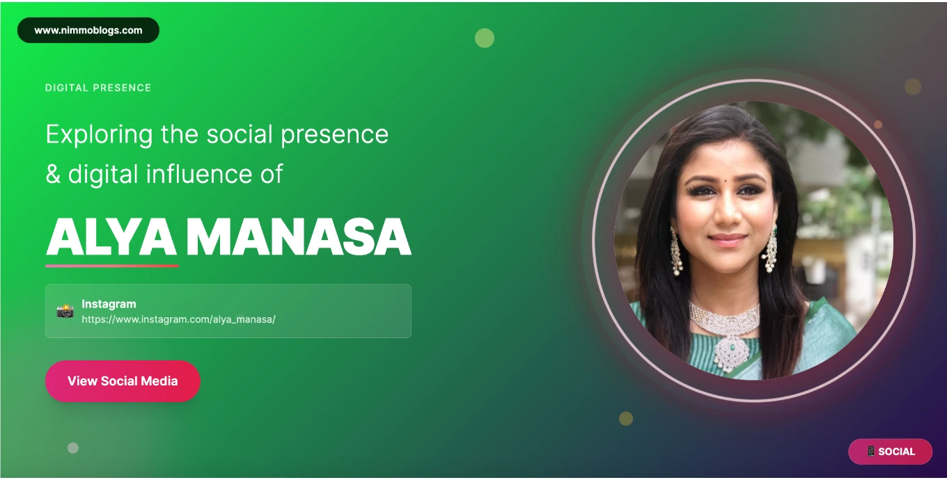 Alya Manasa Social Moments