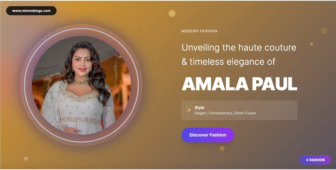 Amala Paul Fashion Style Photo