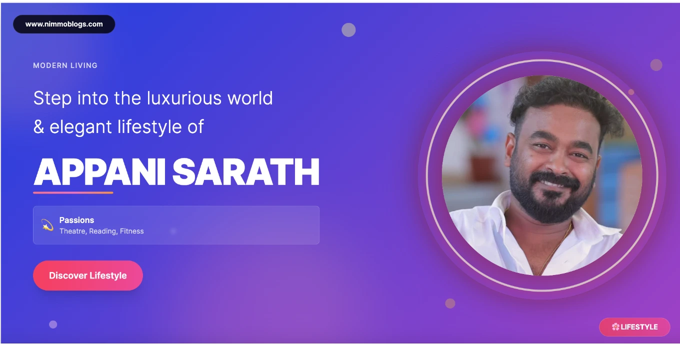 Appani Sarath Bollywood Biography Photo 2025