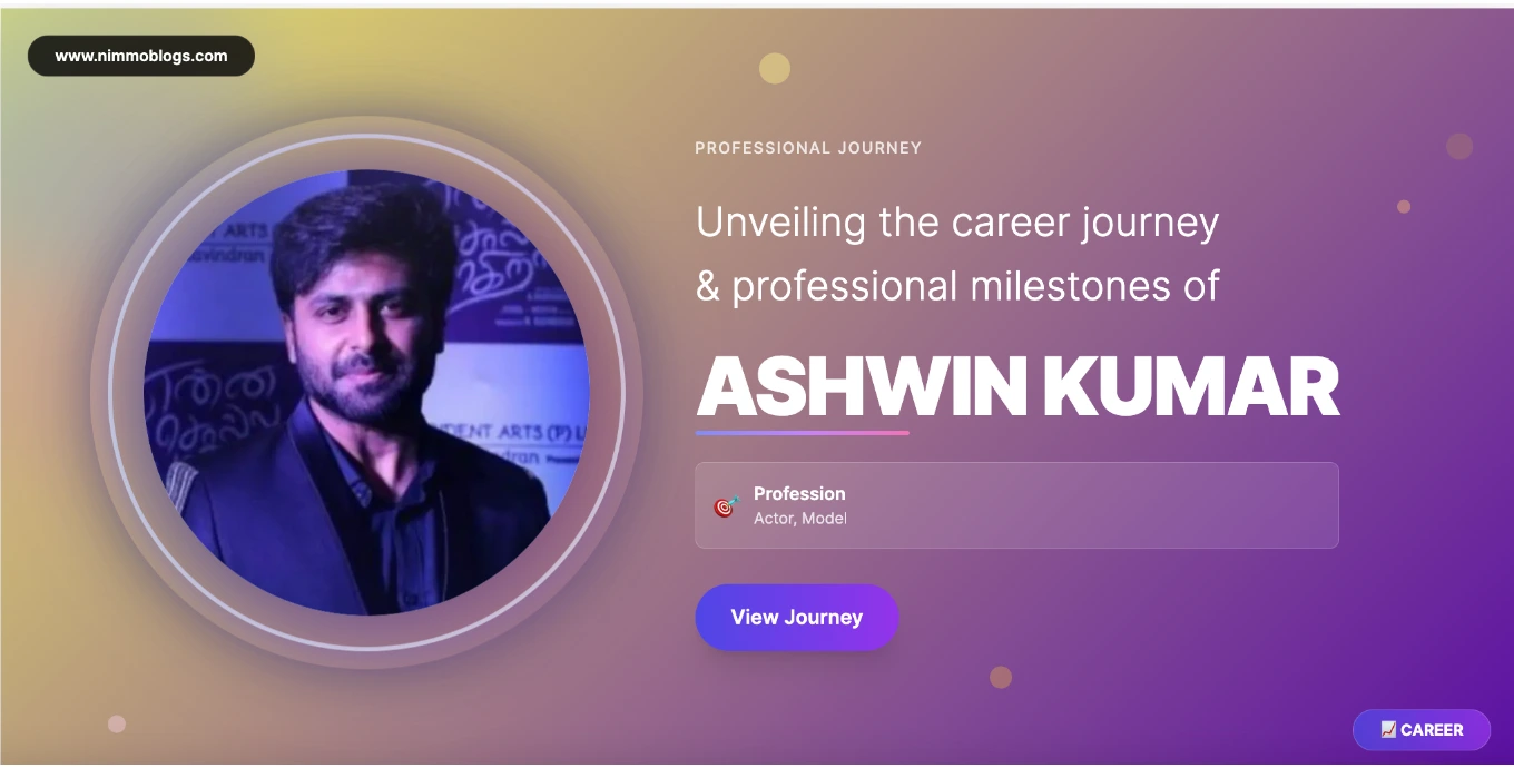Ashwin Kumar Career Success Photo