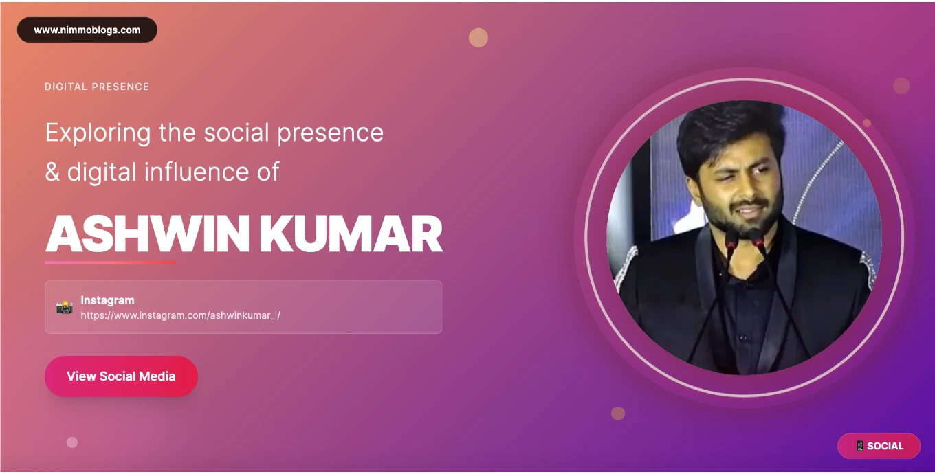 Ashwin Kumar Social Moments