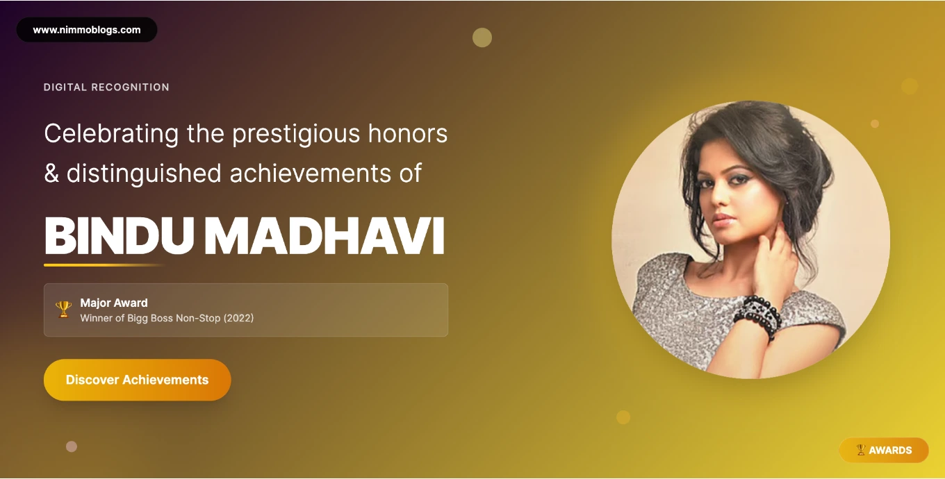 Bindu Madhavi Career Success Photo