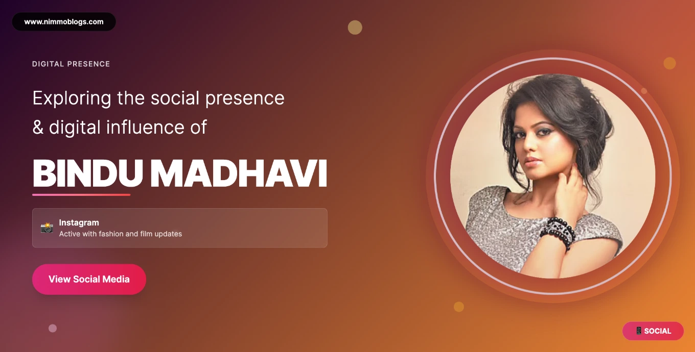 Bindu Madhav Social Photo