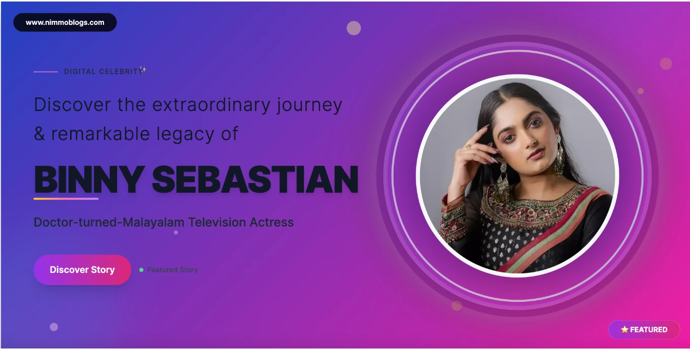 Binny Sebastian Biography, Age, Husband, Net Worth, Career & Facts