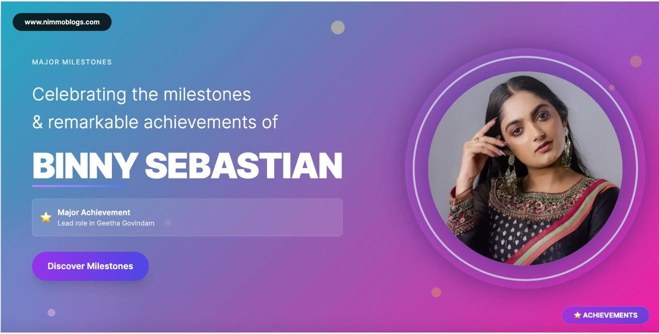 Binny Sebastian Fashion Style Photo