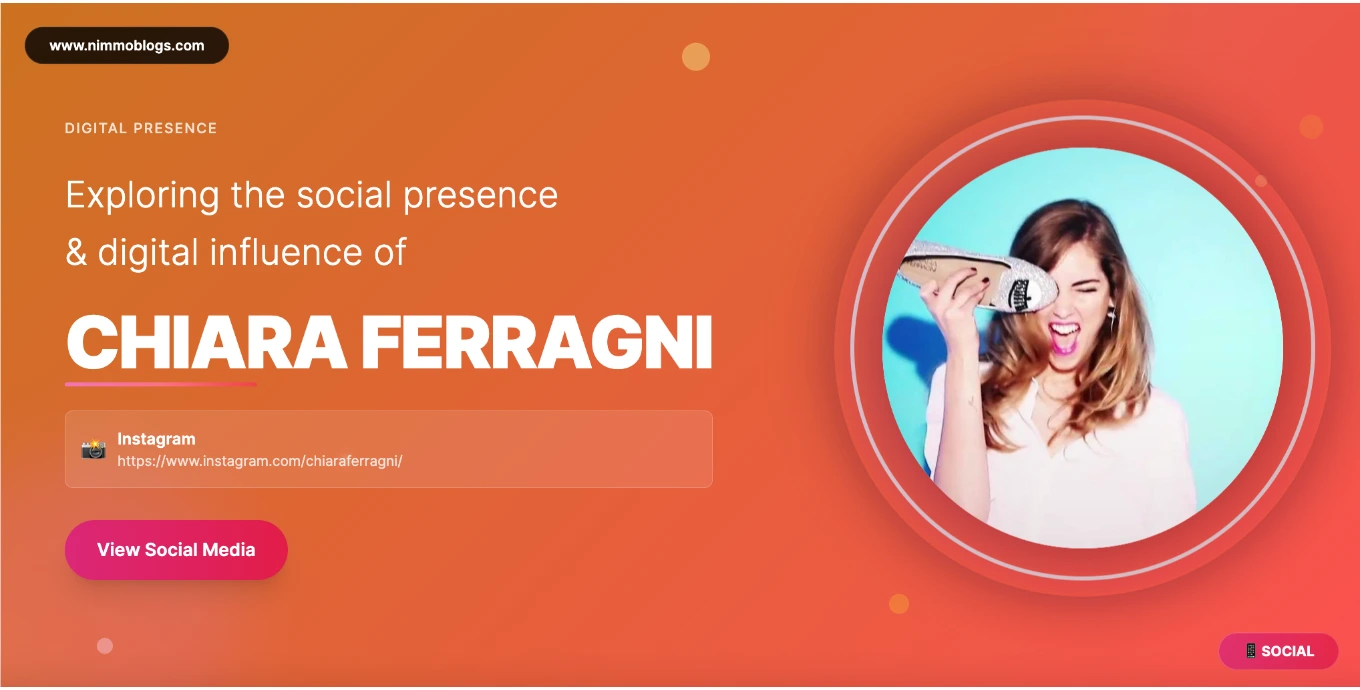 Chiara Ferragni Social Photo