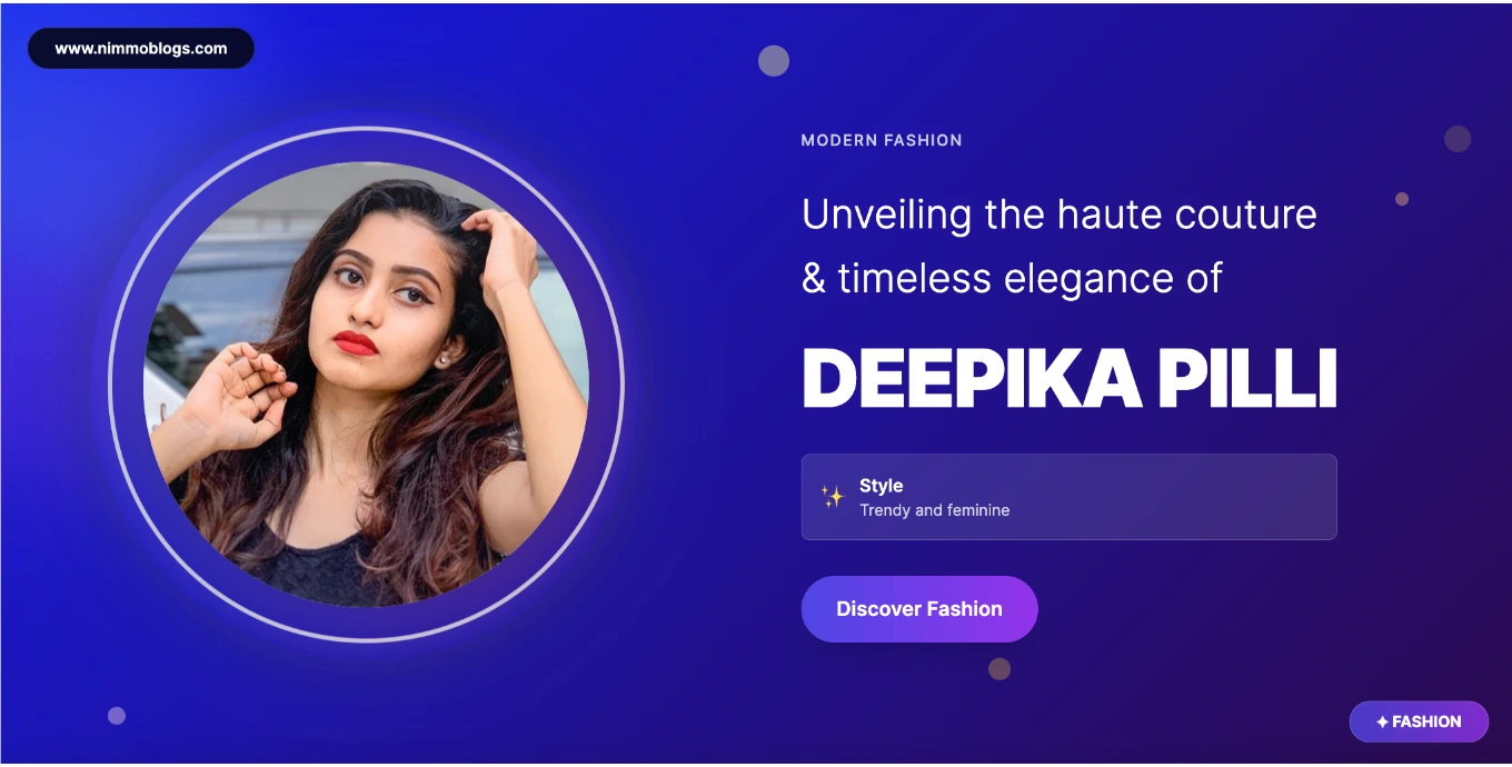 Deepika Pilli Fashion Style Photo