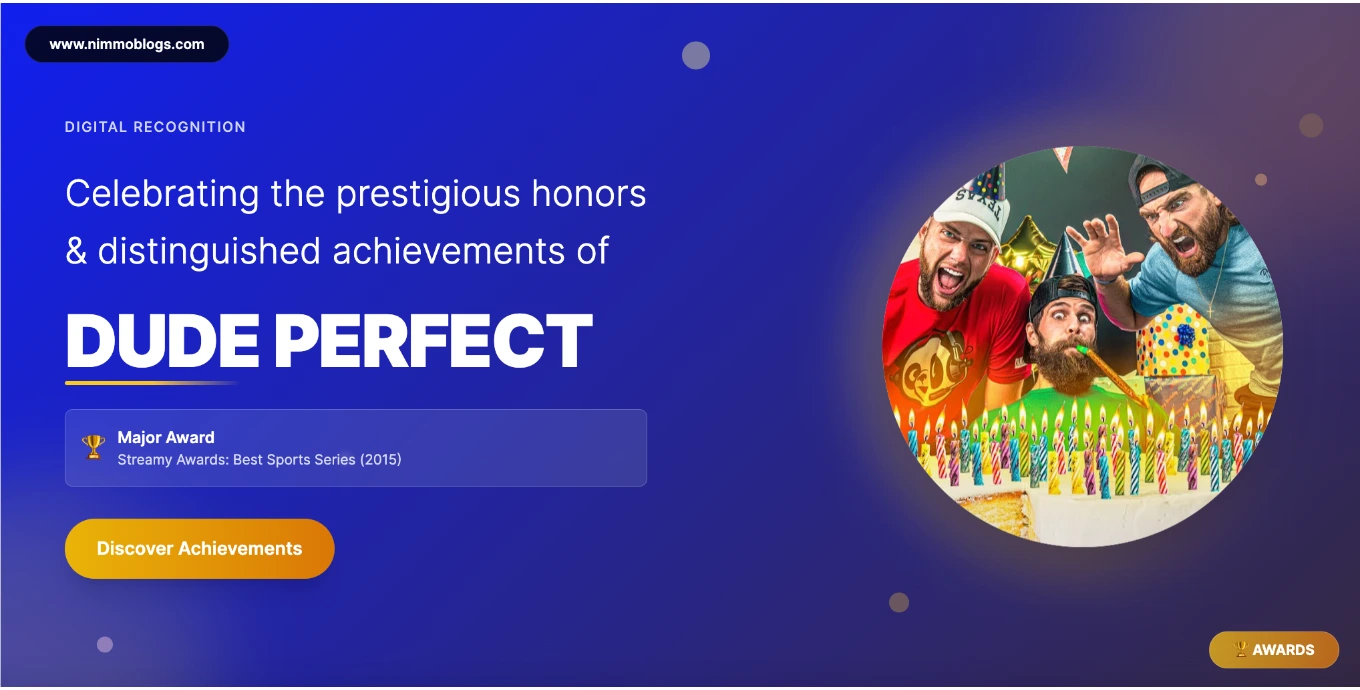 Dude Perfect Awards Achievements Photo 2025