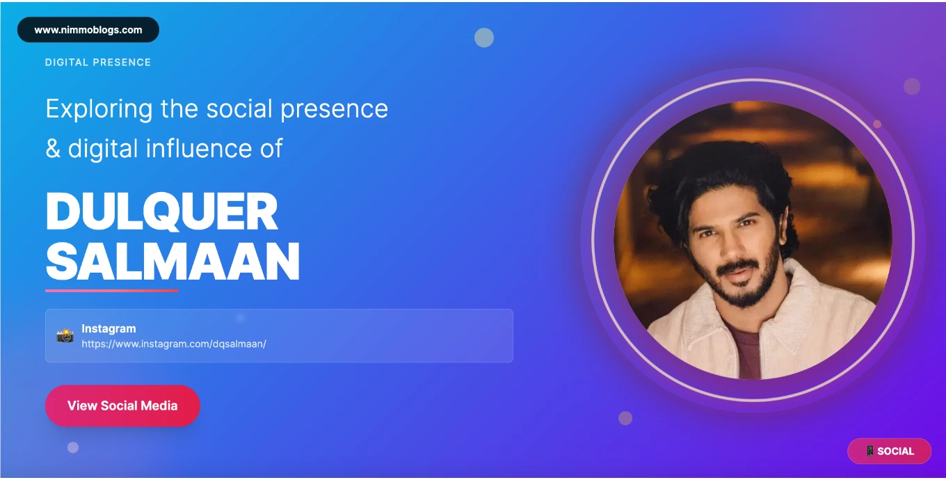 Dulquer Salmaan Social Moments