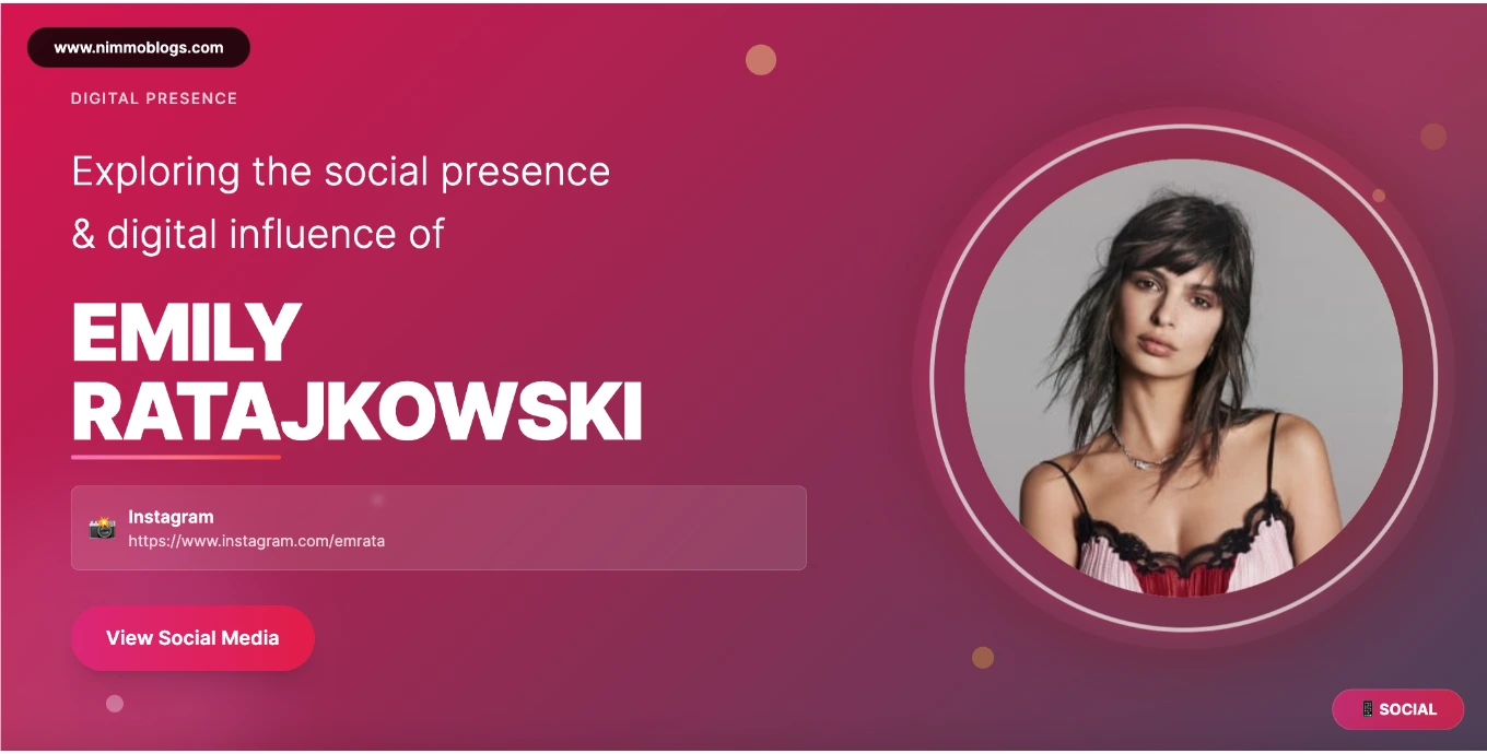 Emily Ratajkowski Social Photo