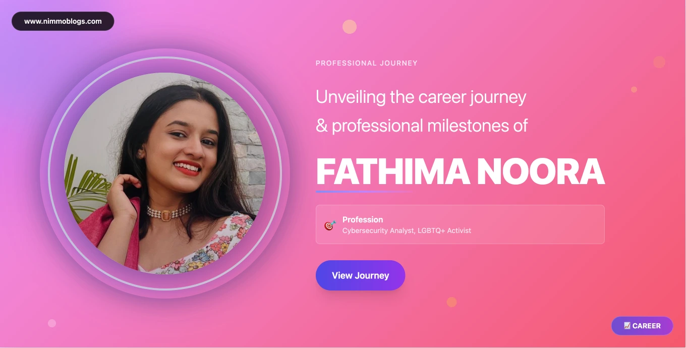Fathima Noora cybersecurity analyst Bigg Boss Malayalam 2025