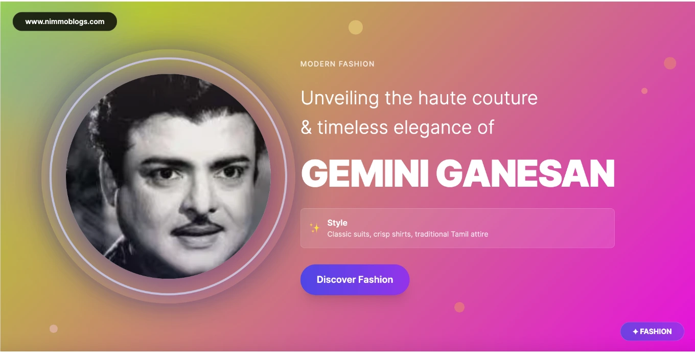 Gemini Ganesan Fashion Photo