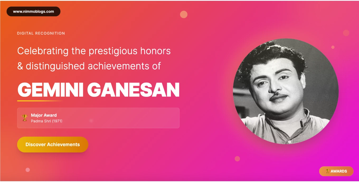 Gemini Ganesan Awards photo