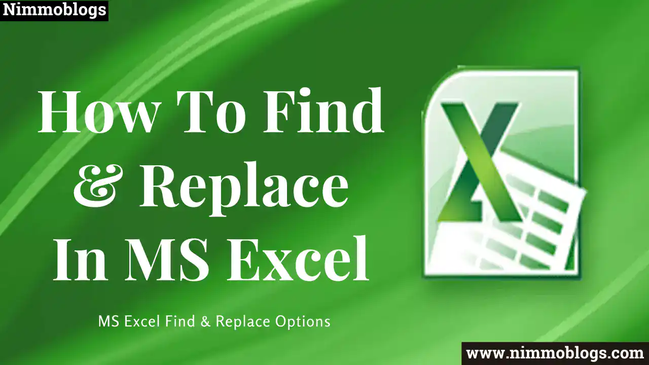 MS Excel: How To Find And Replace In Excel