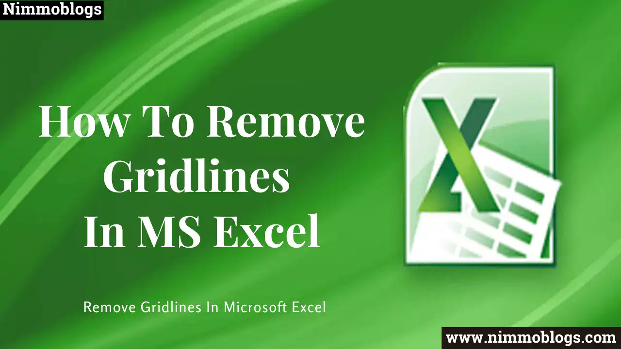 MS Excel: How To Remove Gridlines In Excel