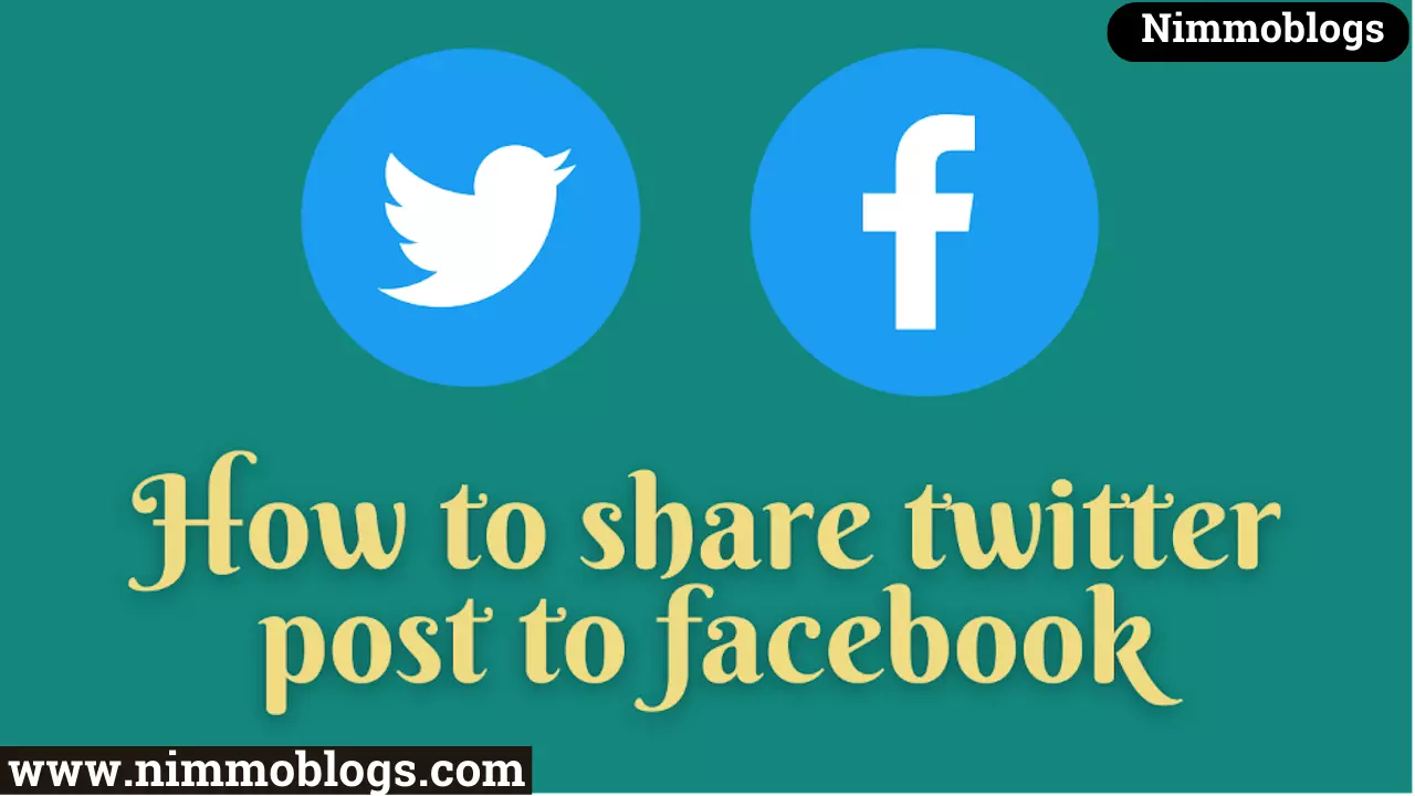 Twitter: How To Share Twitter Post To Facebook