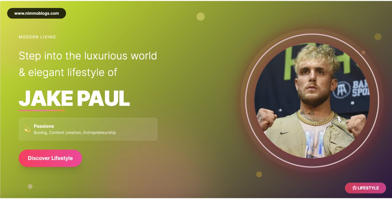 Jake Paul Biography Photo 2025