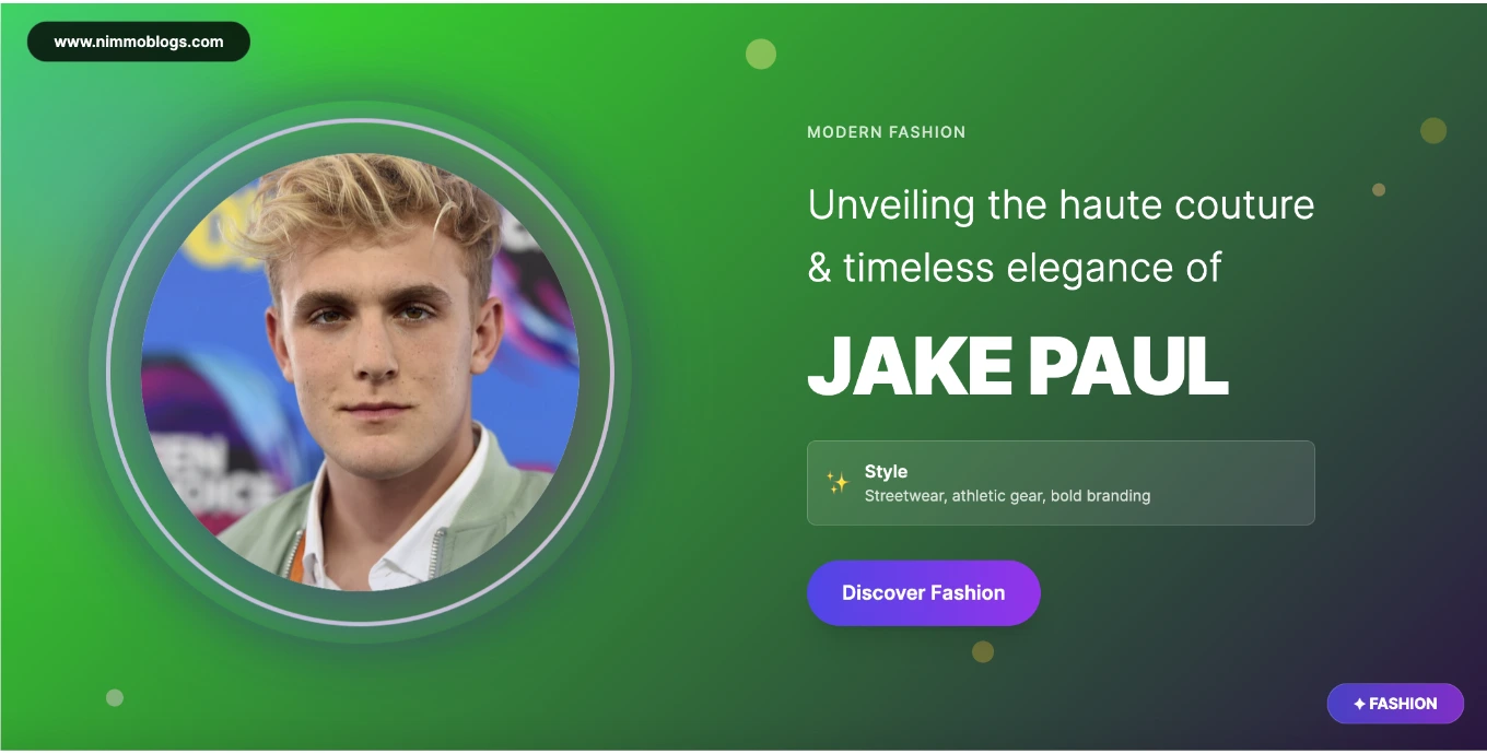 Jake Paul Fashion Style Photo