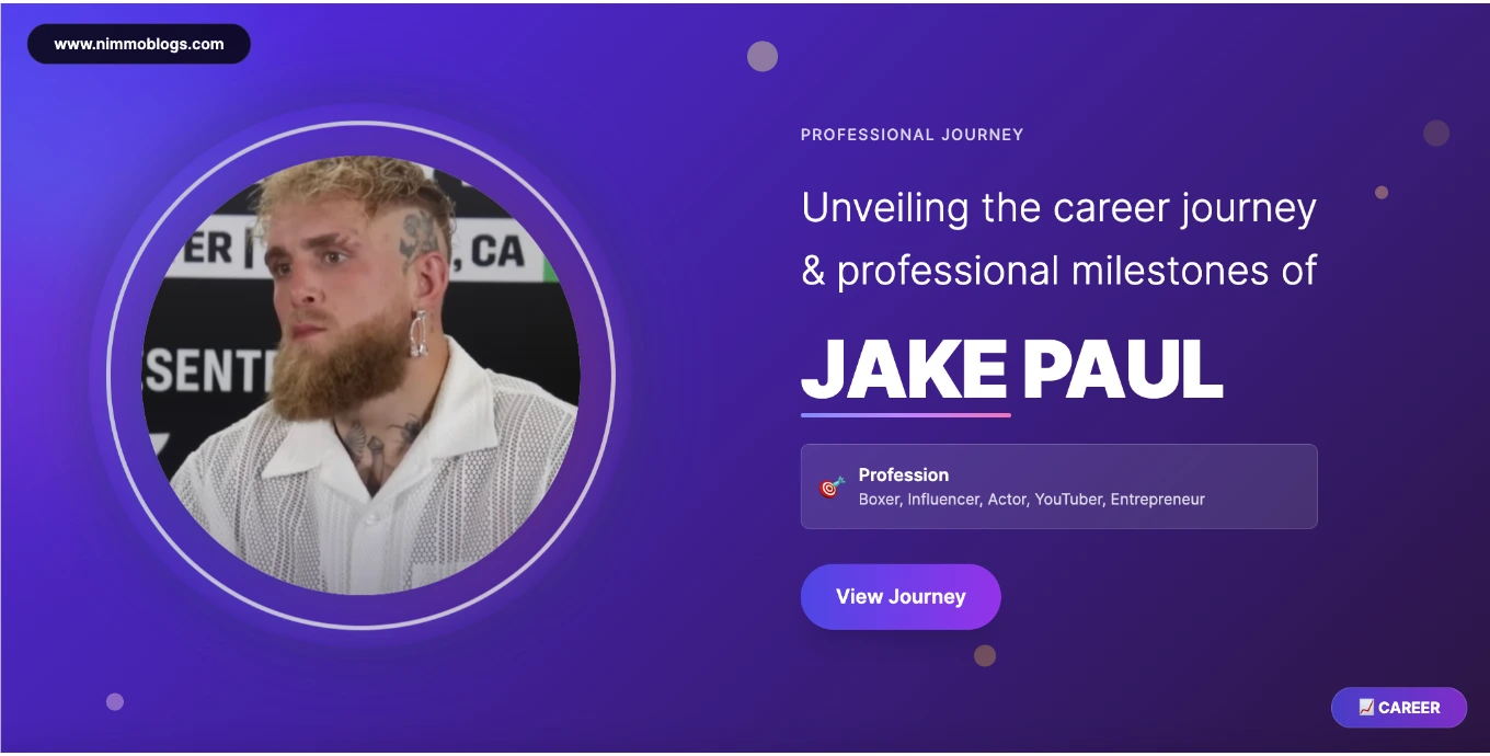 Jake Paul Career Success Photo