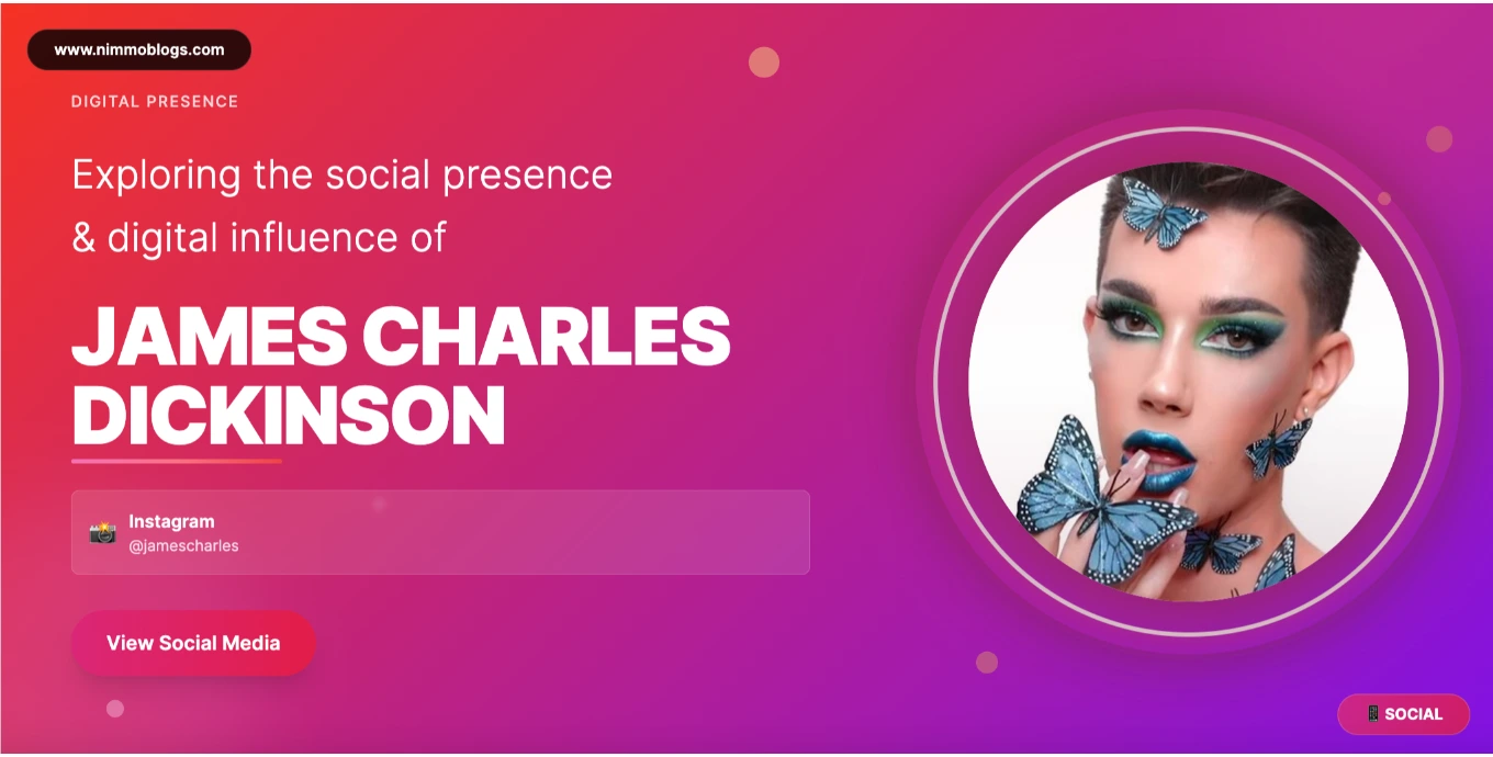 James Charles Social Photo