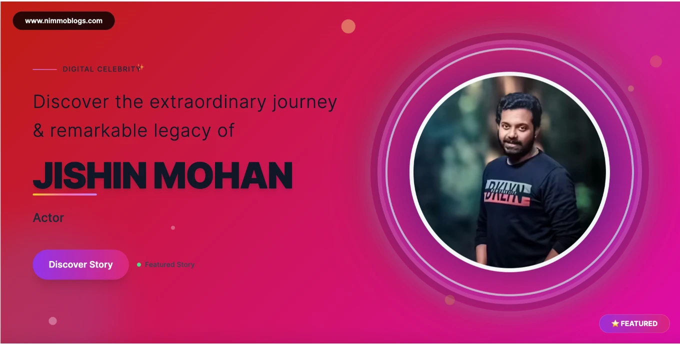 Jishin Mohan Biography, Age, Net Worth, Wife & Bigg Boss Malayalam