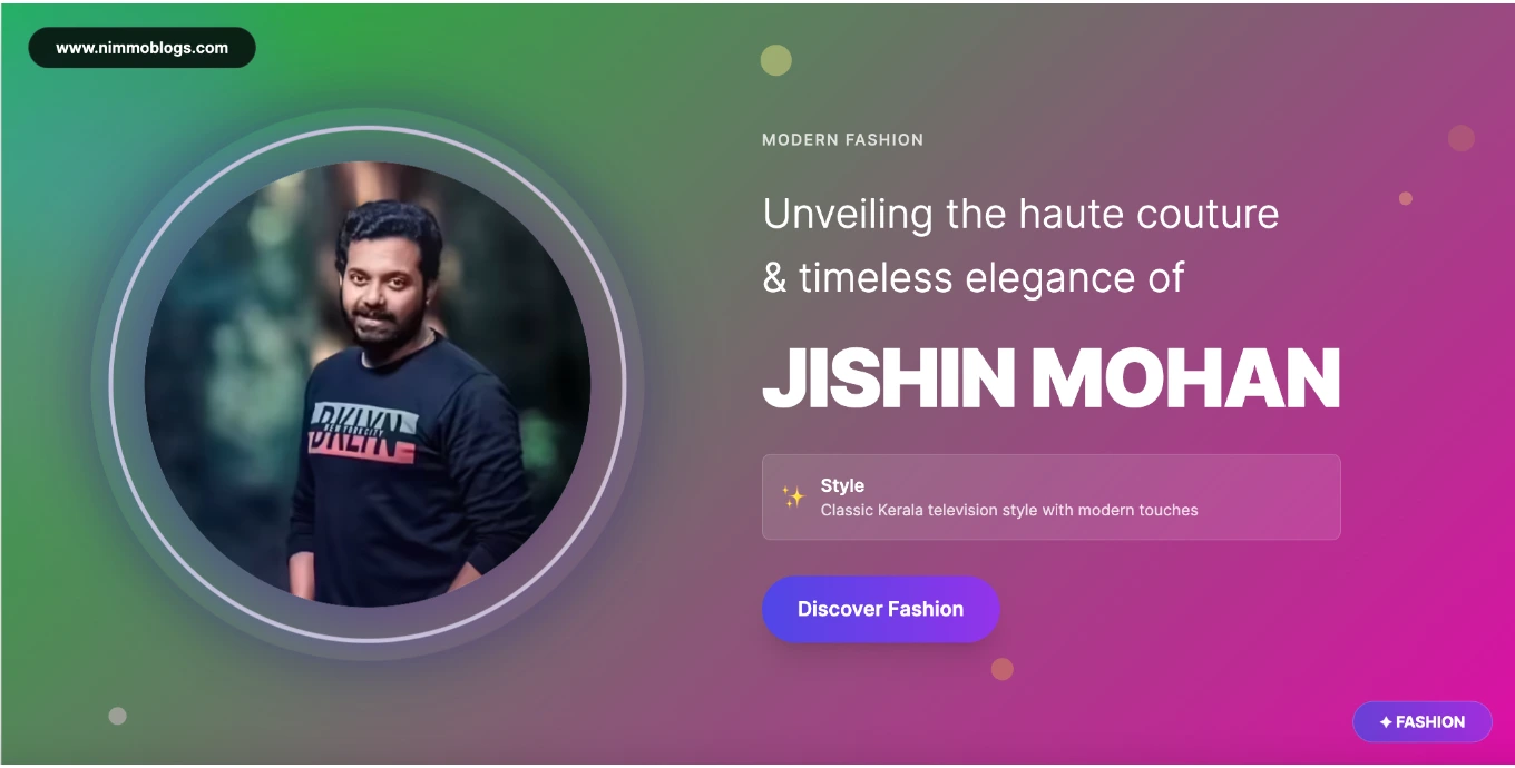 Jishin Mohan Fashion Photo