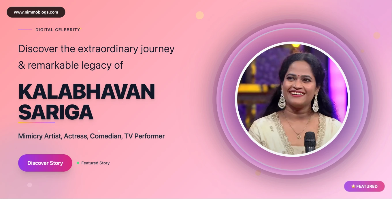 Kalabhavan Sariga Biography, Age, Net Worth, Malayalam TV & 2025 Updates