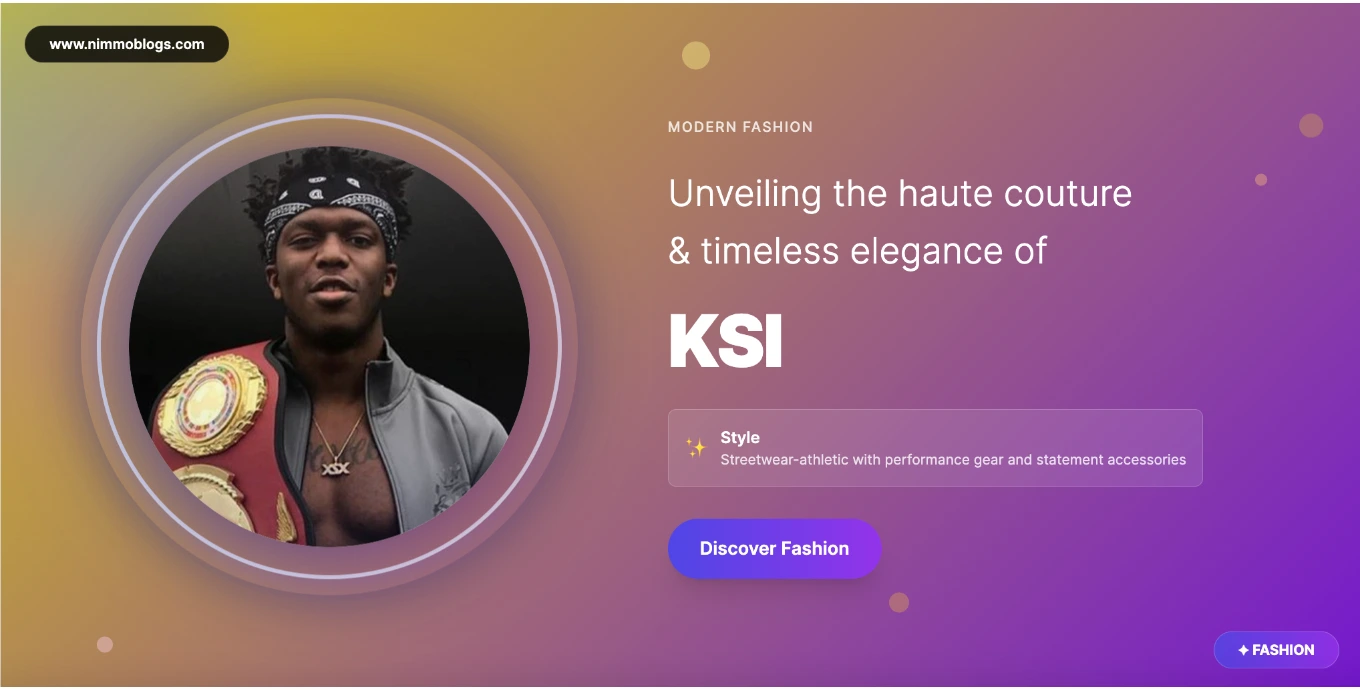 KSI Fashion Style Photo