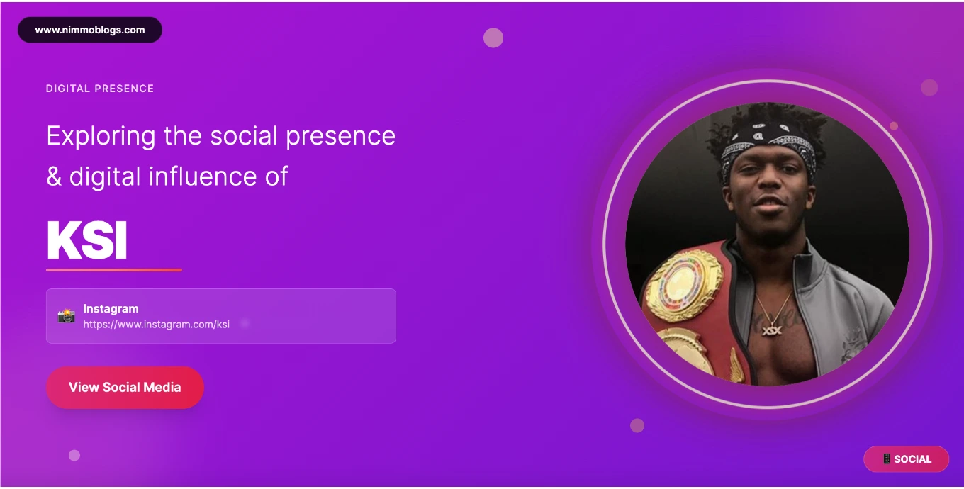 KSI Social Photo