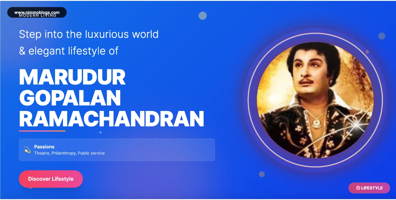 M. G. Ramachandran (MGR) Tamil Cinema & Lifestyle Photo 2025