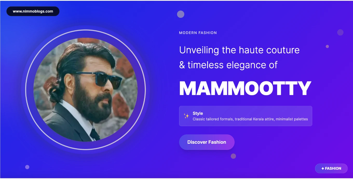 Mammootty Fashion Style Photo