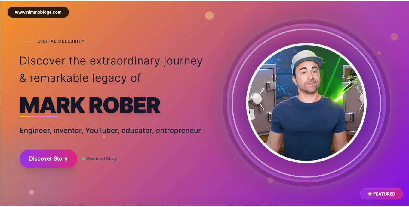 Mark Rober Biography, Age, Net Worth, Height, Career & Latest Updates