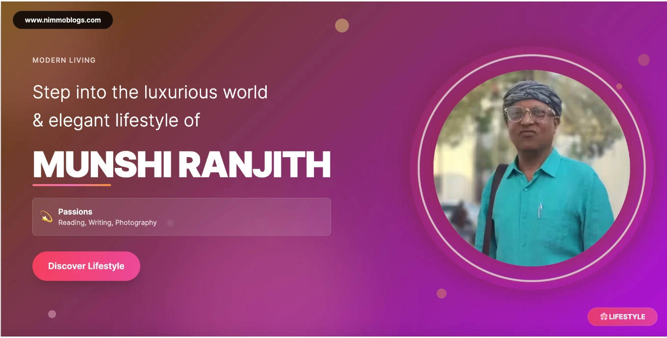 Munshi Ranjith Bollywood Biography Photo 2025