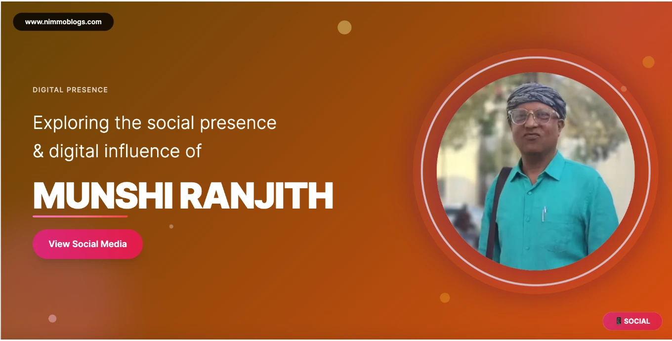 Munshi Ranjith Social Photo