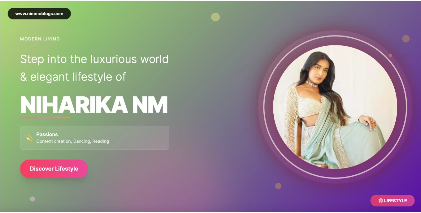 Niharika NM Biography Photo 2025