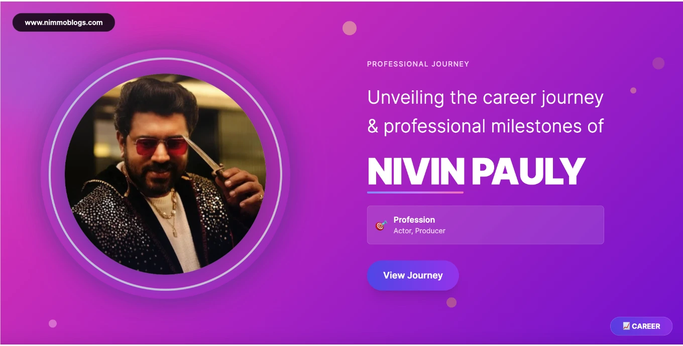 Nivin Pauly Career Success Photo