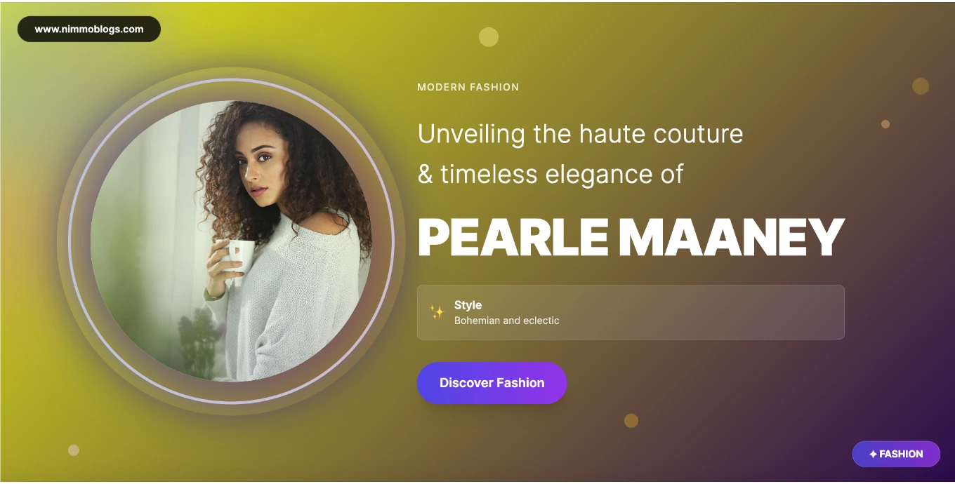 Pearle Maaney Fashion Style Photo