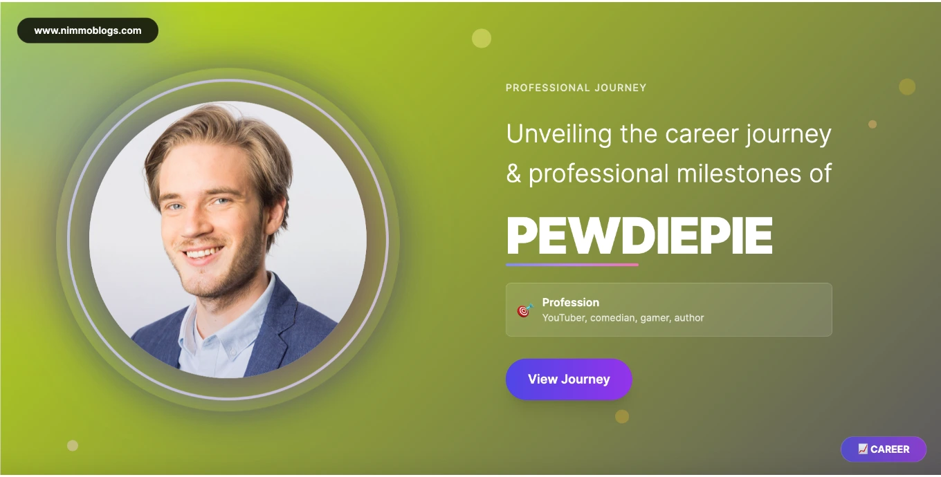 PewDiePie Career Success Photo