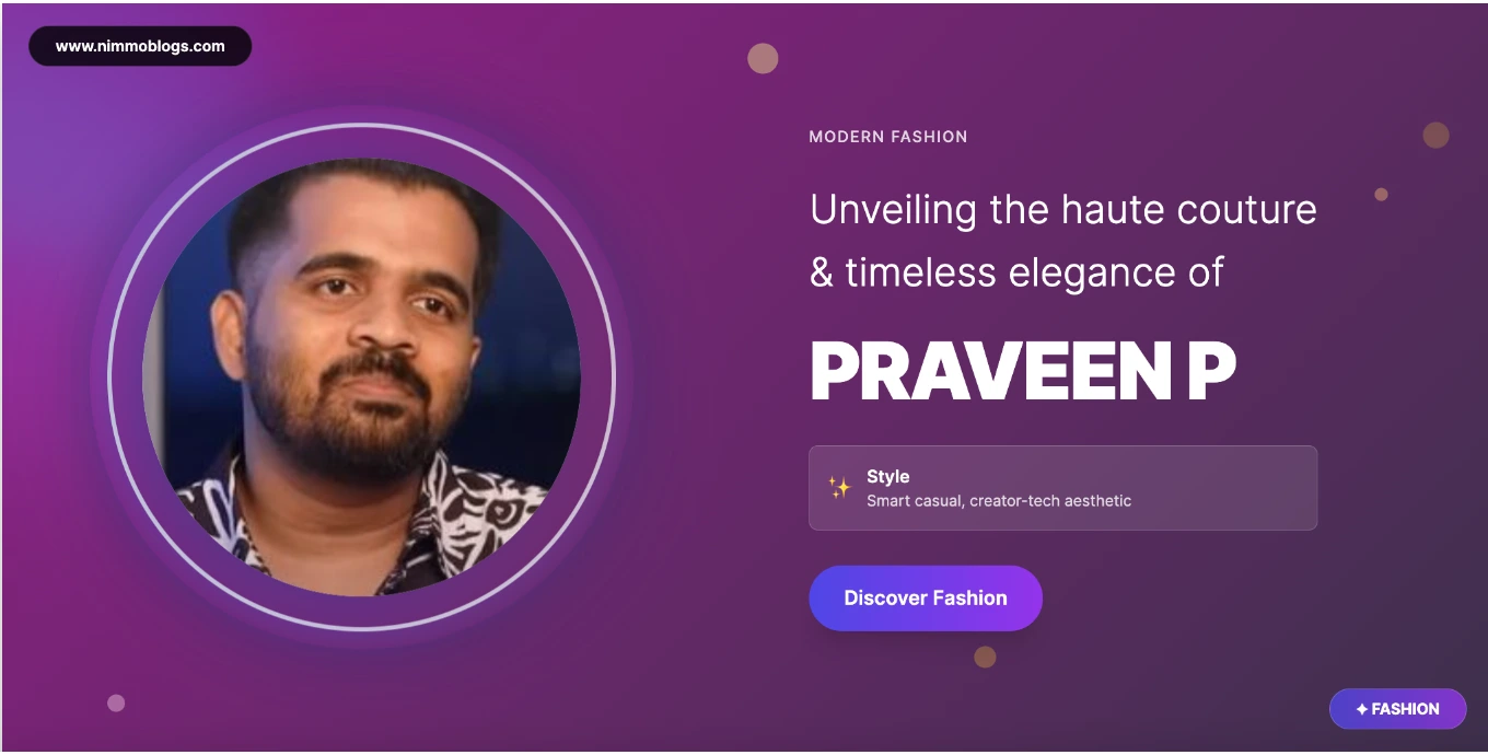 Praveen P Style Photo