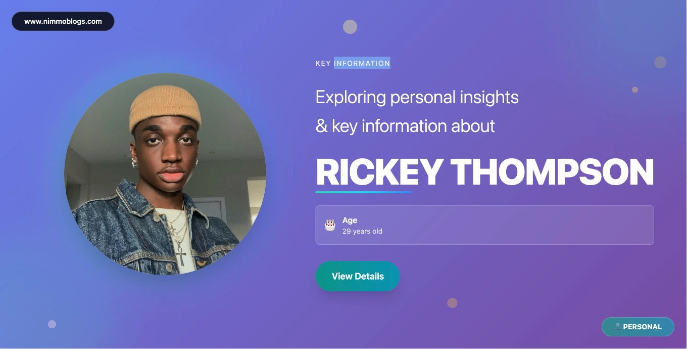 Rickey Thompson Biography Photo 2025