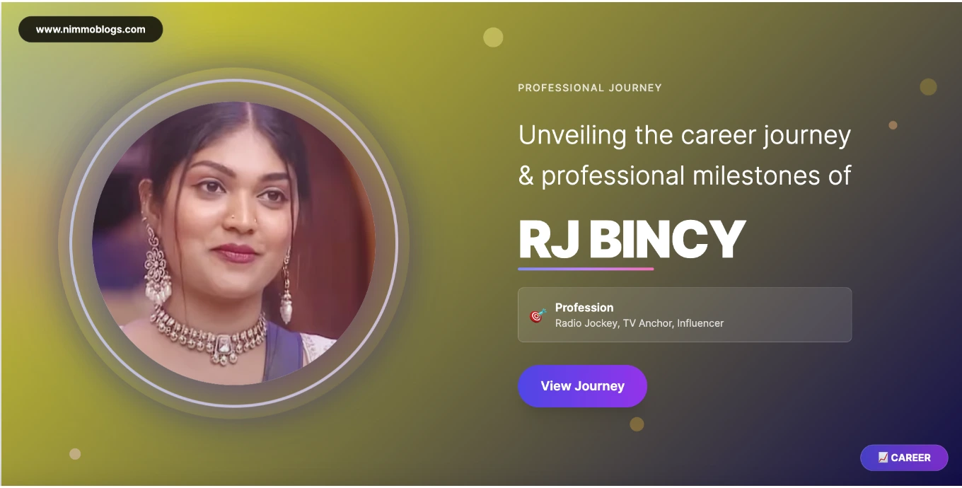 RJ Bincy Career Success Malayalam Media