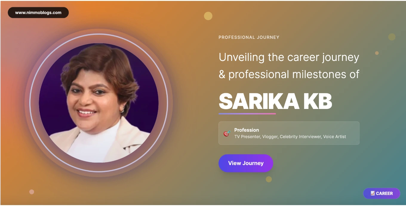 Sarika KB Career Success Photo