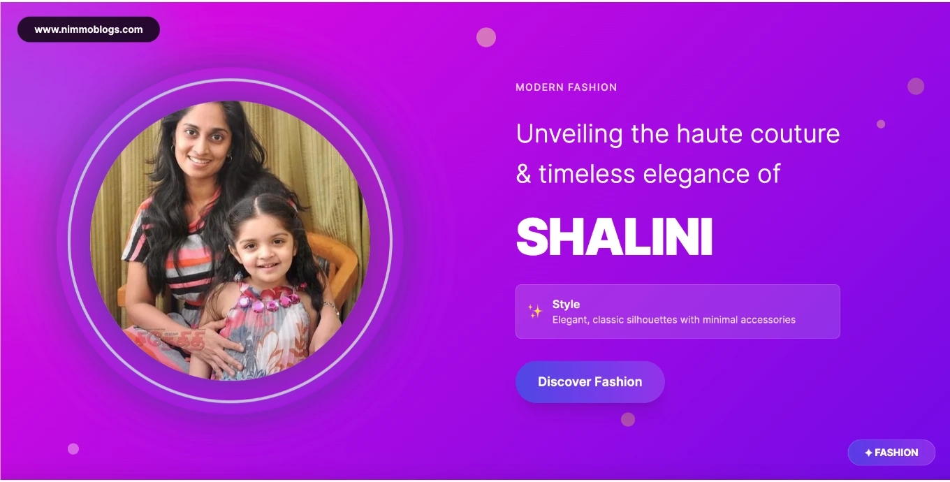 Shalini Fashion Style Photo