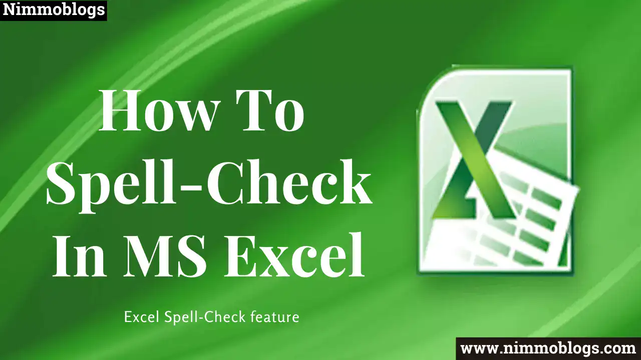 MS Excel: How To Perform A Spell Check In Excel
